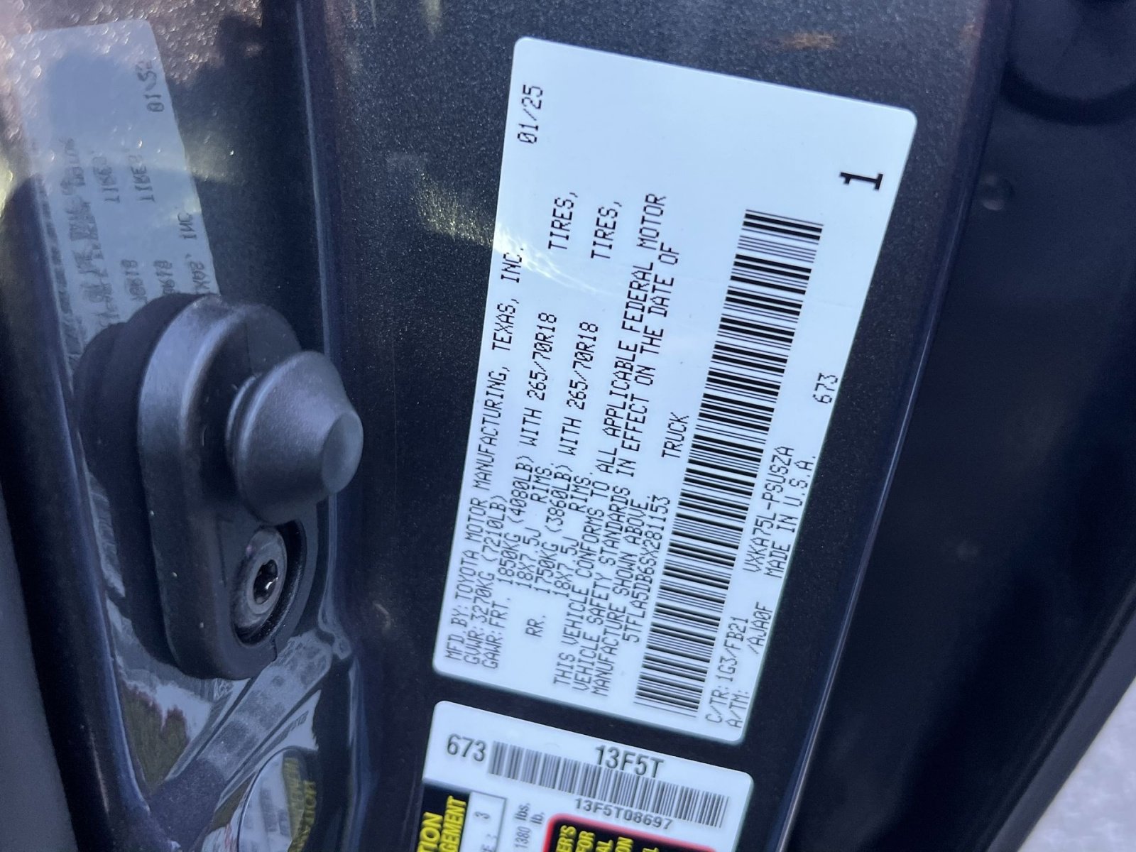 New 2025 Toyota Tundra SR5 image 19