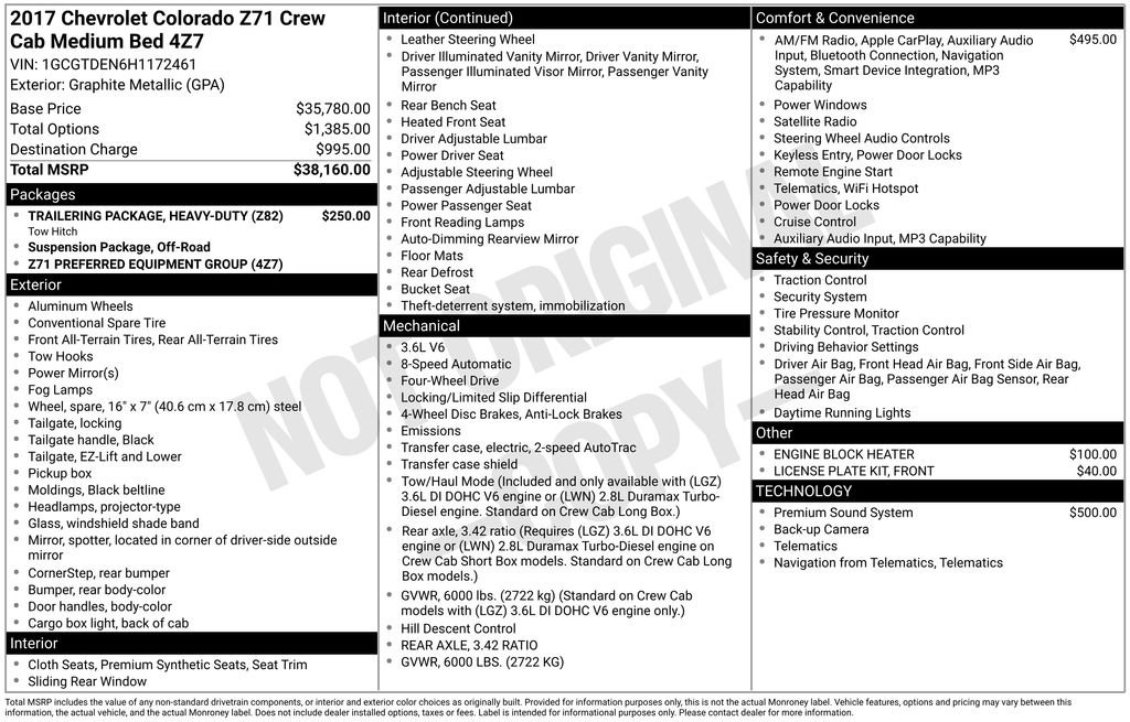 Used 2017 Chevrolet Colorado Z71 image 38