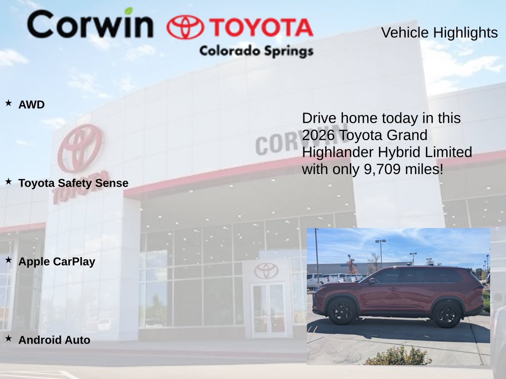 Used 2026 Toyota Grand Highlander AWD Hybrid image 7