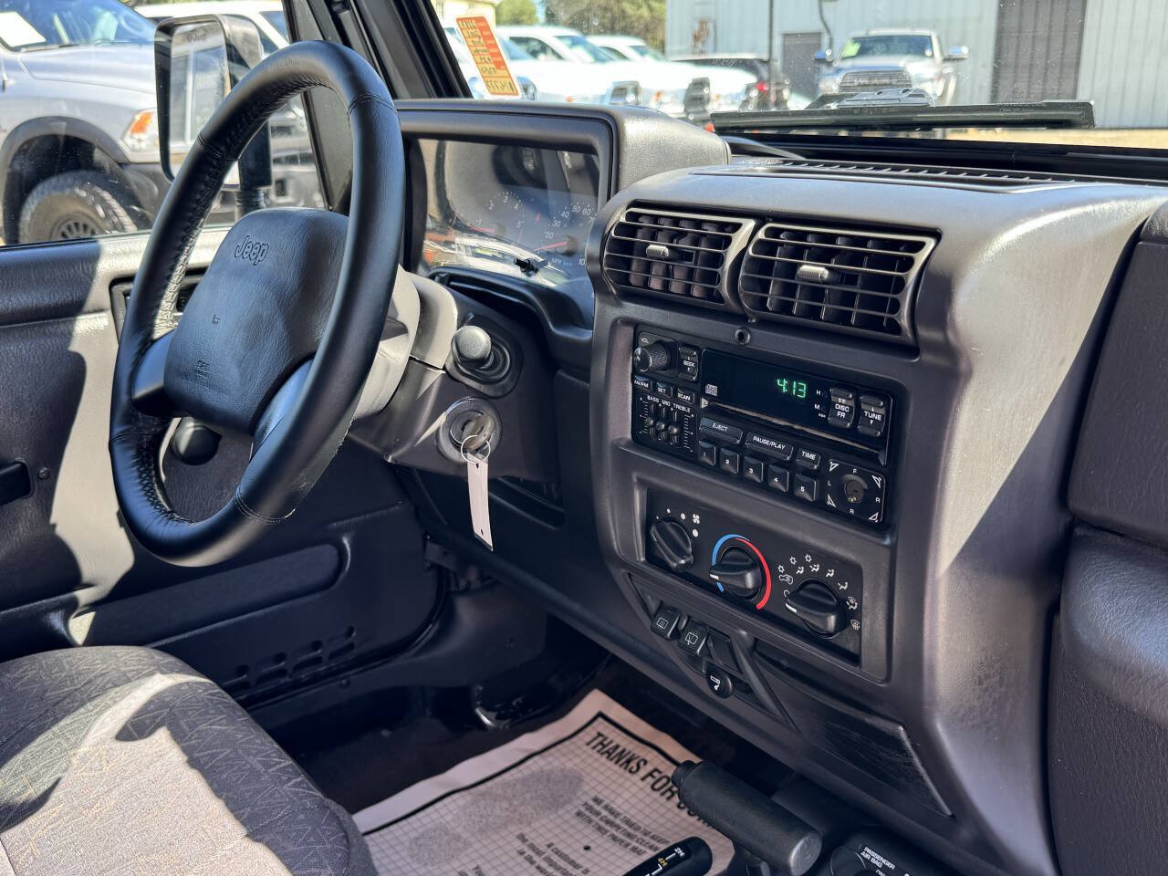 Used 2002 Jeep Wrangler Sport AWD/4WD image 13