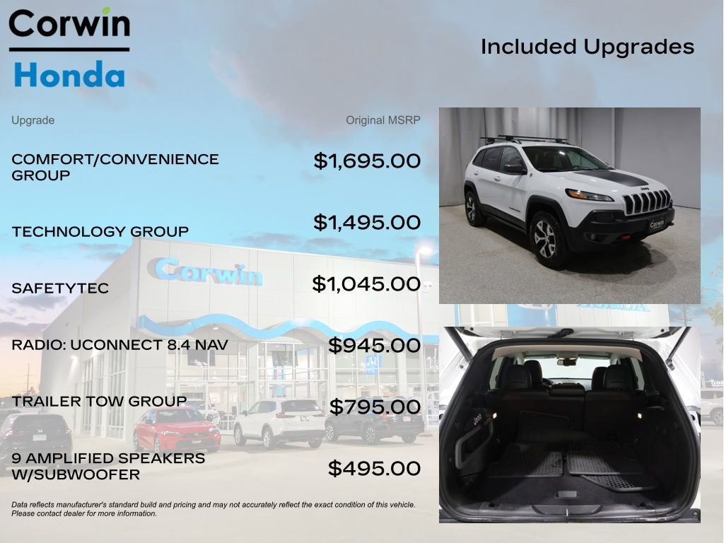 Used 2016 Jeep Cherokee Trailhawk w/ Comfort/Convenience Group image 4