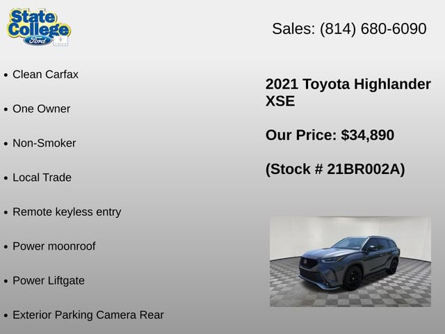 Used 2021 Toyota Highlander XSE AWD/4WD image 6