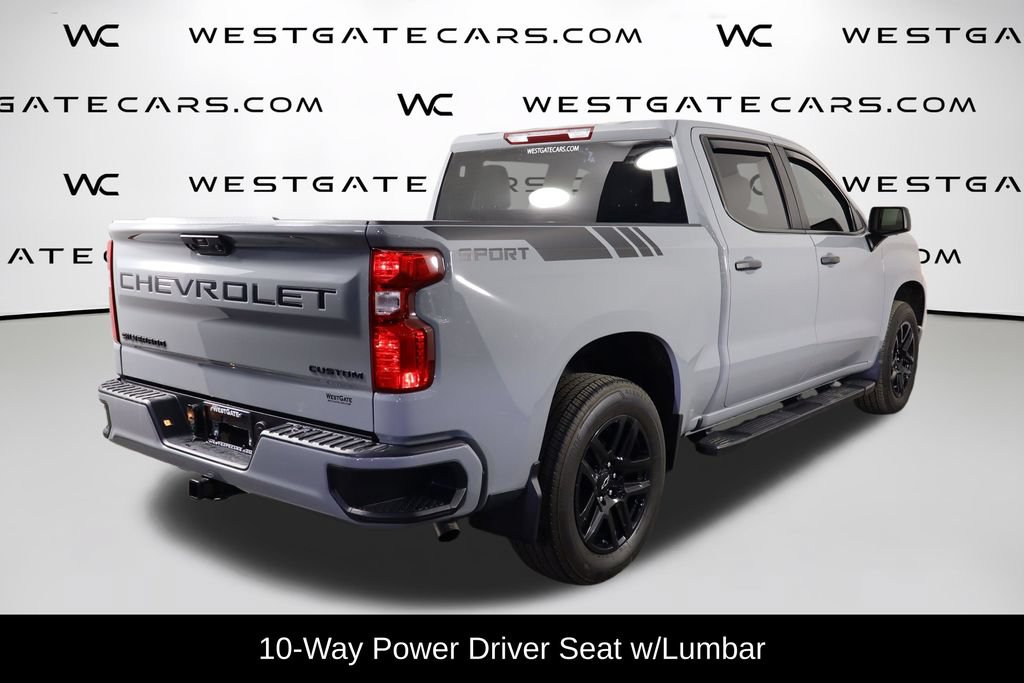 Used 2024 Chevrolet Silverado 1500 Custom w/ LPO, Dark Essentials Package RWD image 43