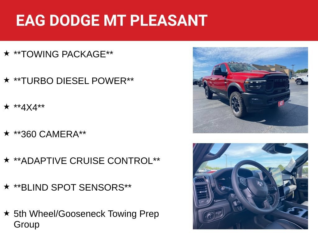 New 2026 RAM 2500 Rebel w/ Rebel Level 2 Equipment Group AWD/4WD image 8