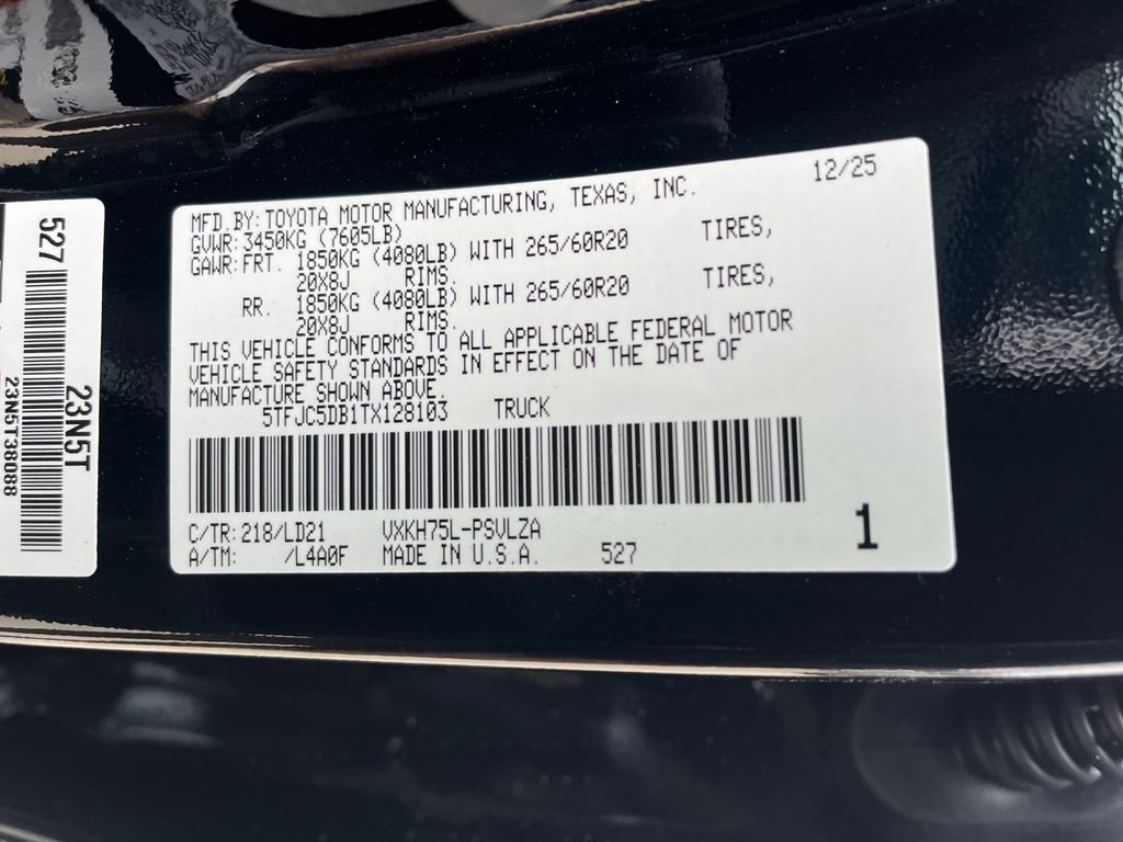 New 2026 Toyota Tundra Limited image 28