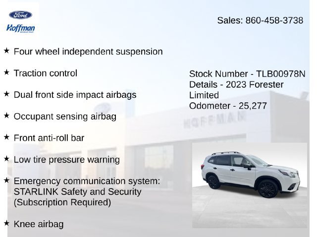 Used 2023 Subaru Forester Limited AWD/4WD image 20