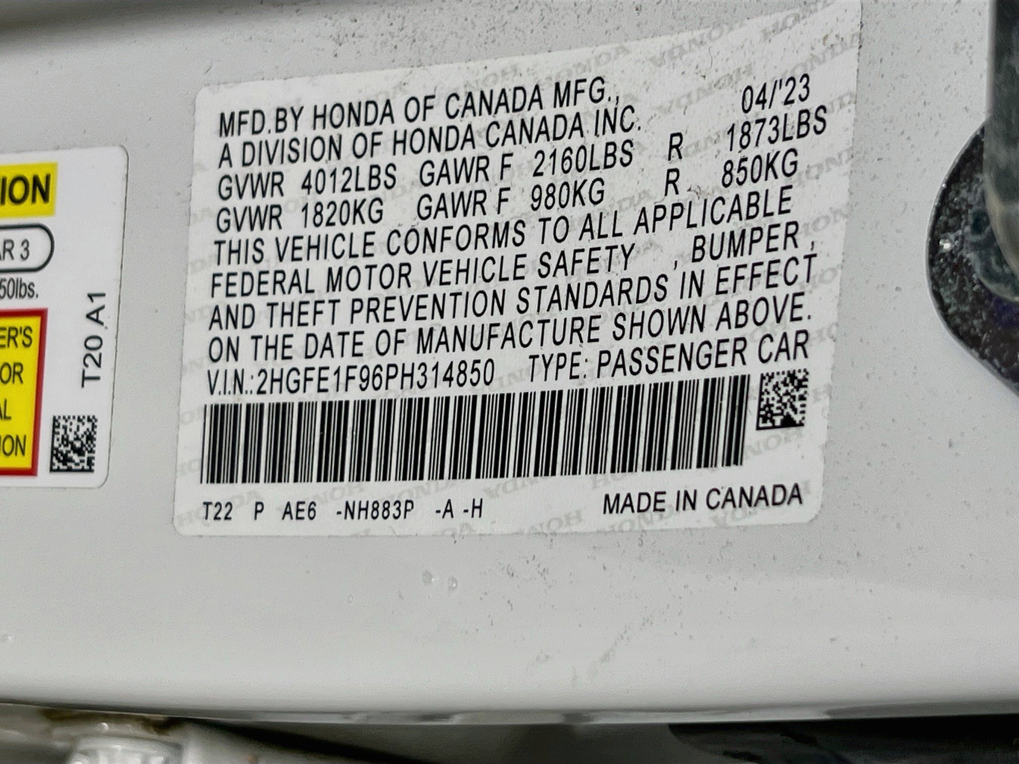 Used 2023 Honda Civic Touring image 32