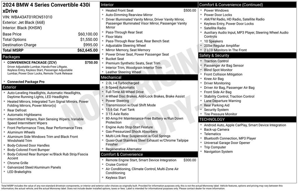 Used 2024 BMW 430i xDrive Convertible image 17