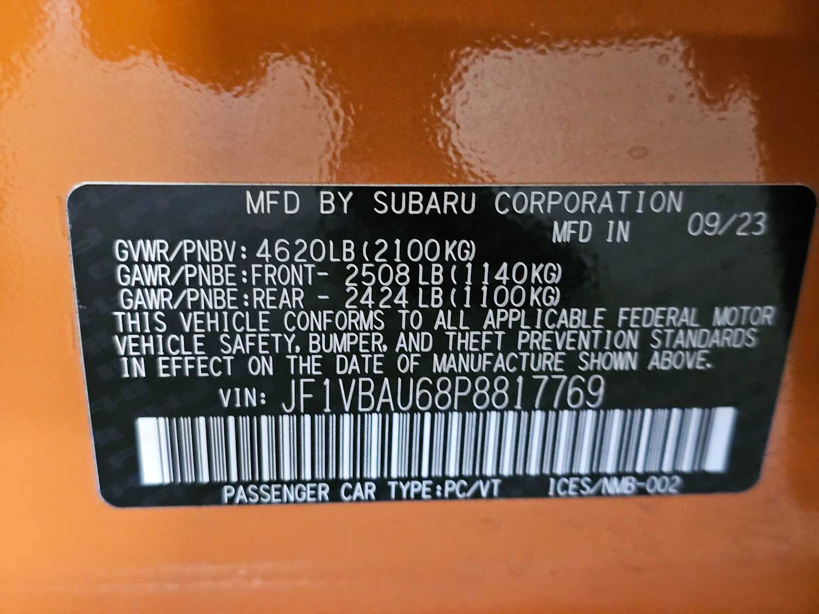 Used 2023 Subaru WRX GT image 40