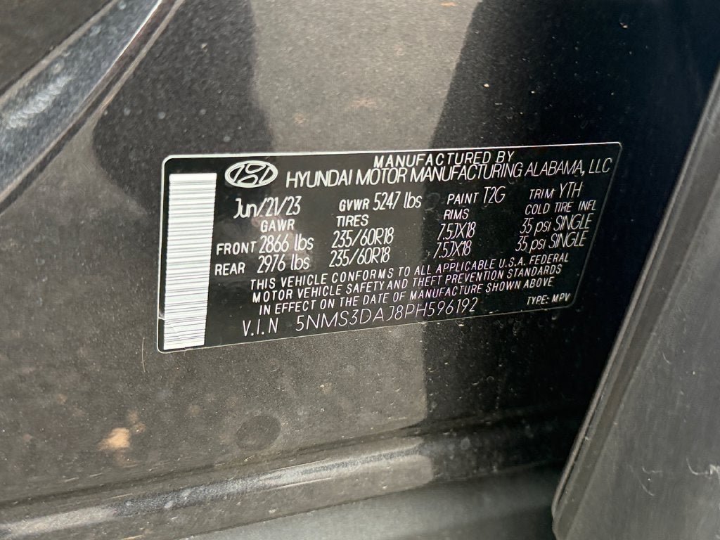 Certified 2023 Hyundai Santa Fe SEL w/ Premium Package AWD/4WD image 37