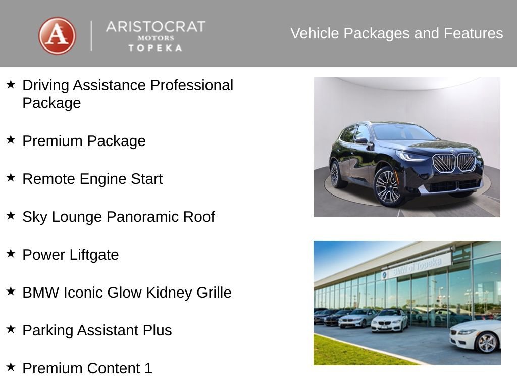 New 2025 BMW X3 xDrive30i w/ Premium Package image 4