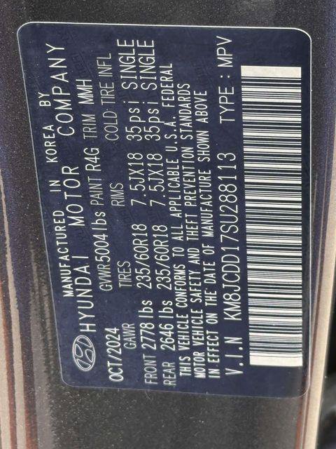 Certified 2025 Hyundai Tucson SEL AWD/4WD image 30