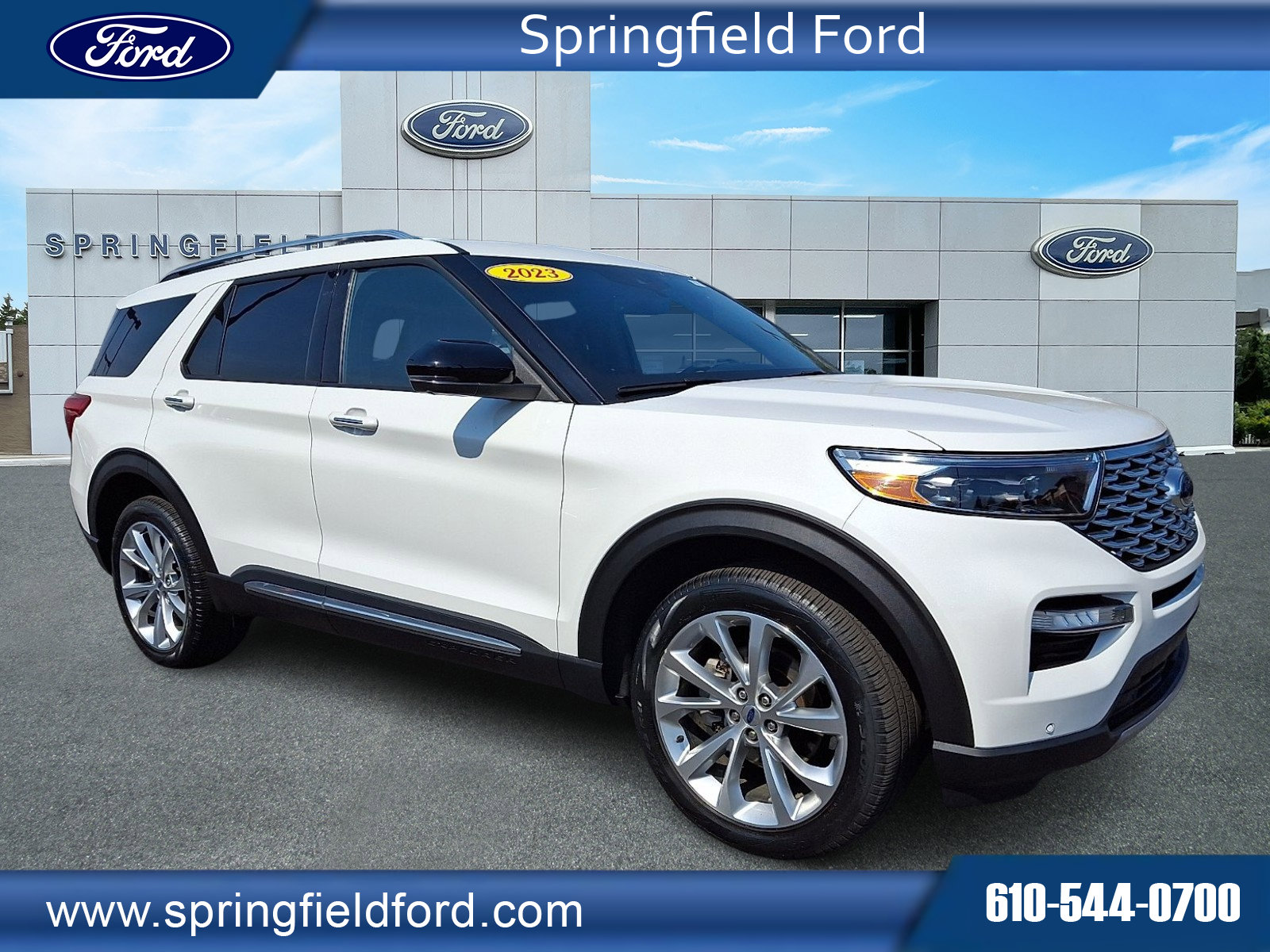 Used 2023 Ford Explorer Platinum w/ Technology Package image 1