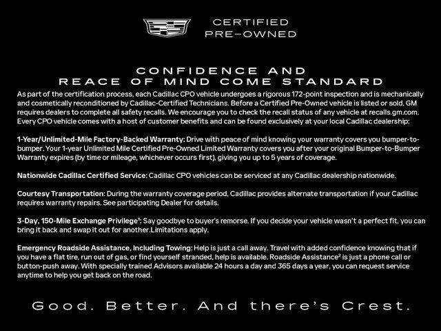 Certified 2024 Cadillac Escalade Premium Luxury w/ Performance Package AWD/4WD image 8
