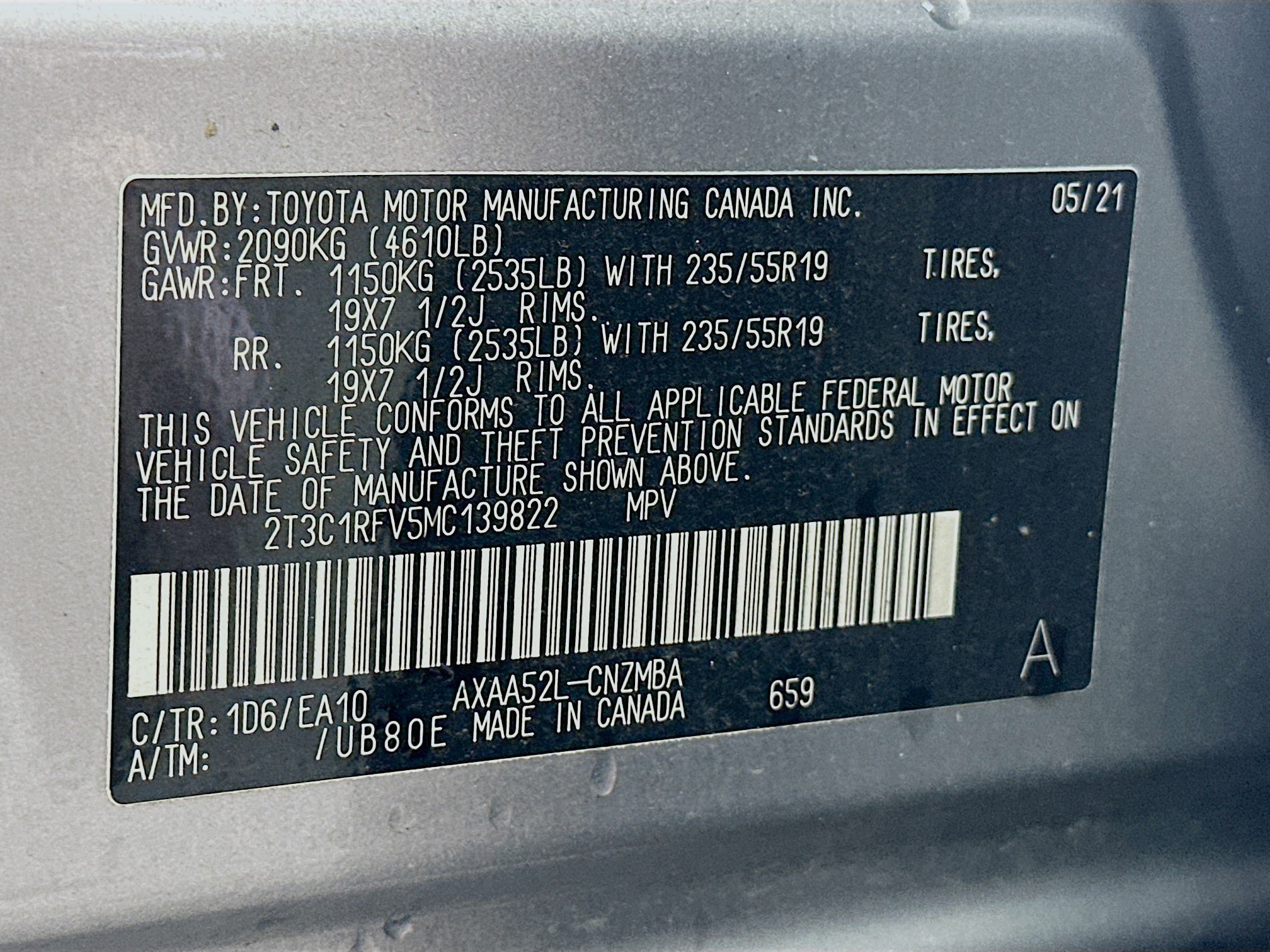 Used 2021 Toyota RAV4 XLE Premium FWD image 12
