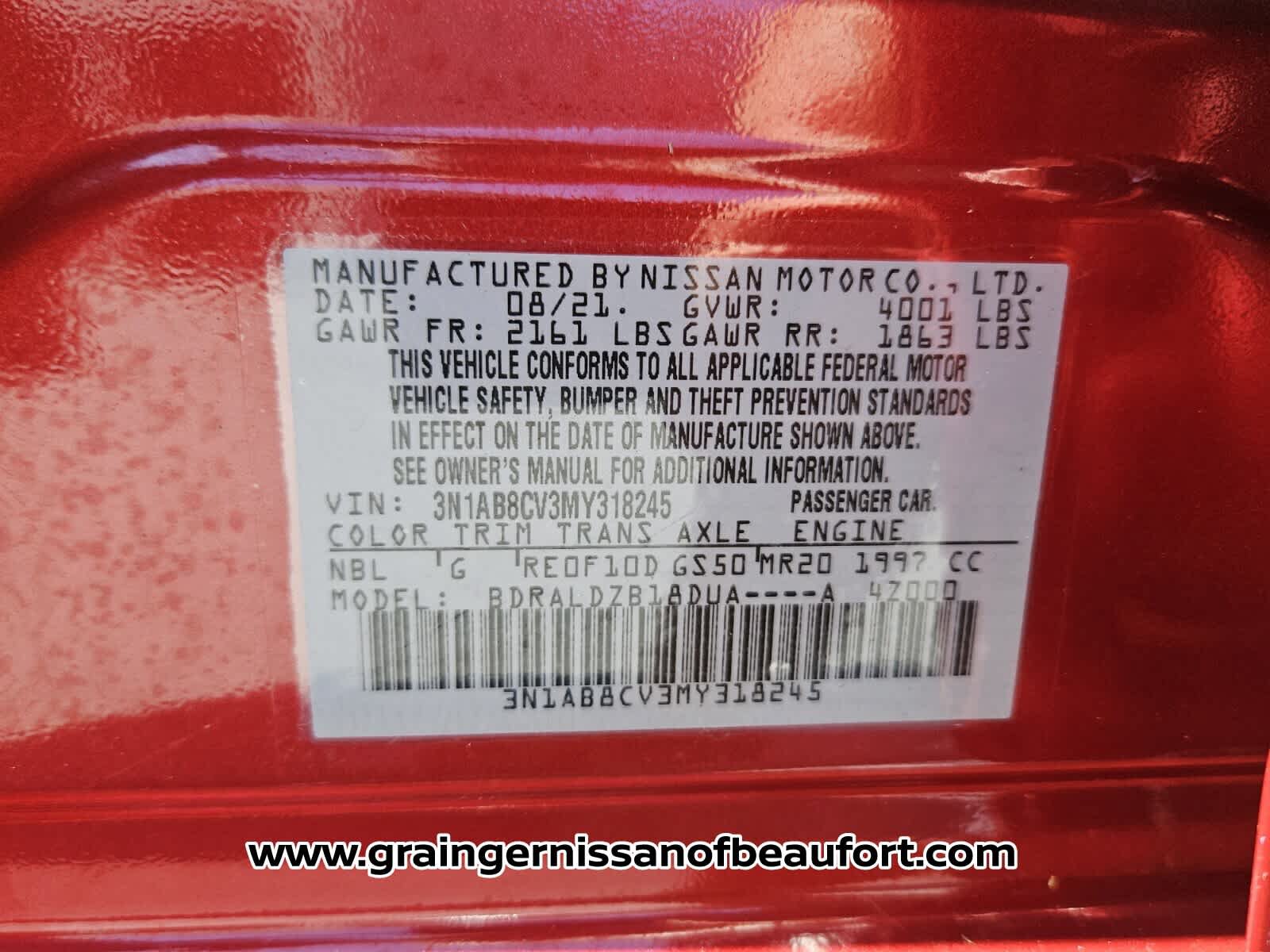 Used 2021 Nissan Sentra SV FWD image 7