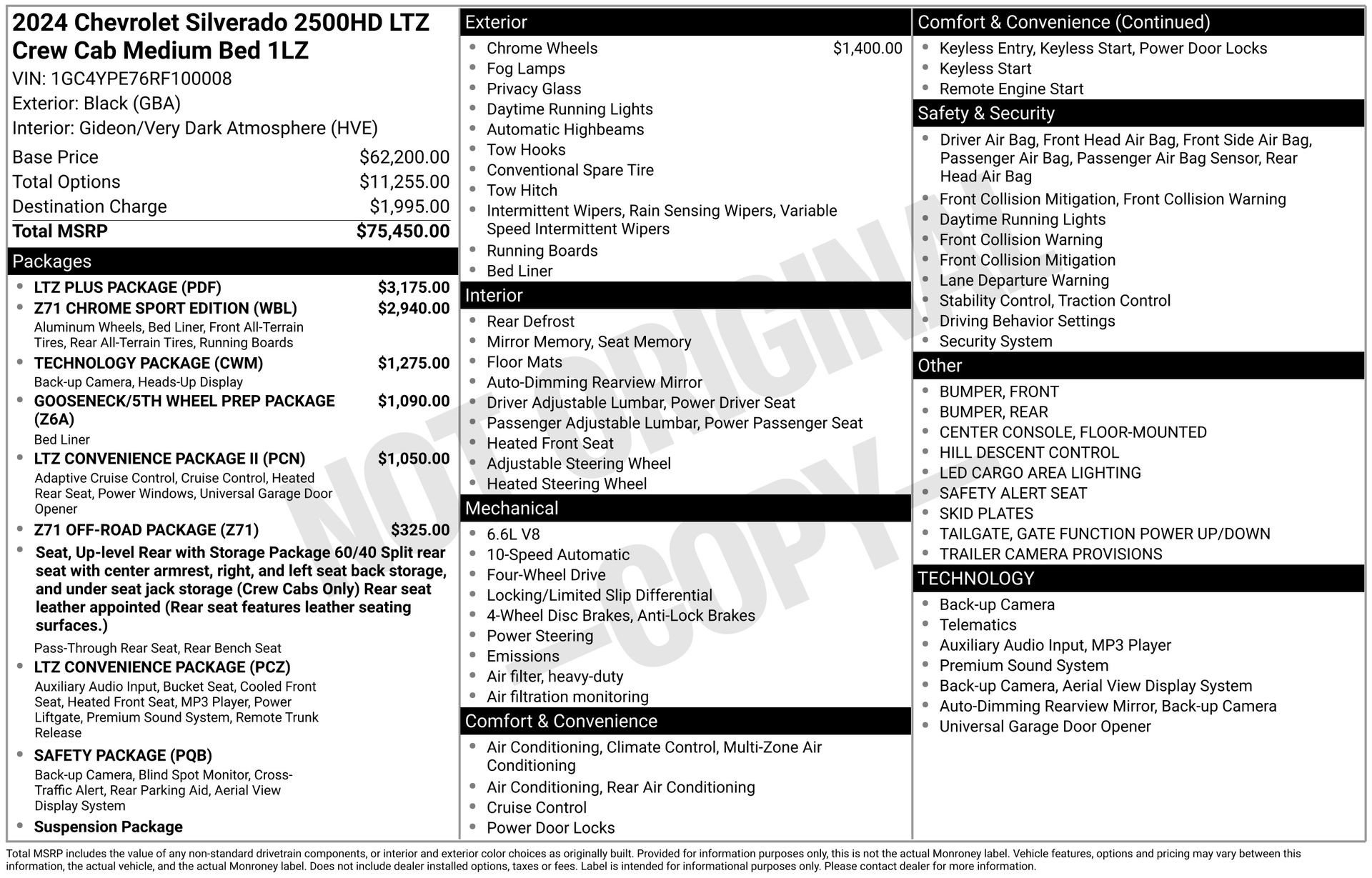 Certified 2024 Chevrolet Silverado 2500 LTZ w/ LTZ Plus Package image 4