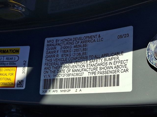 Certified 2023 Honda Accord Sport image 29