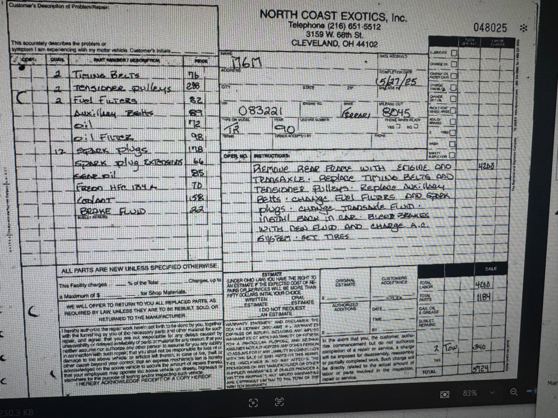 Used 1990 Ferrari Testarossa image 24