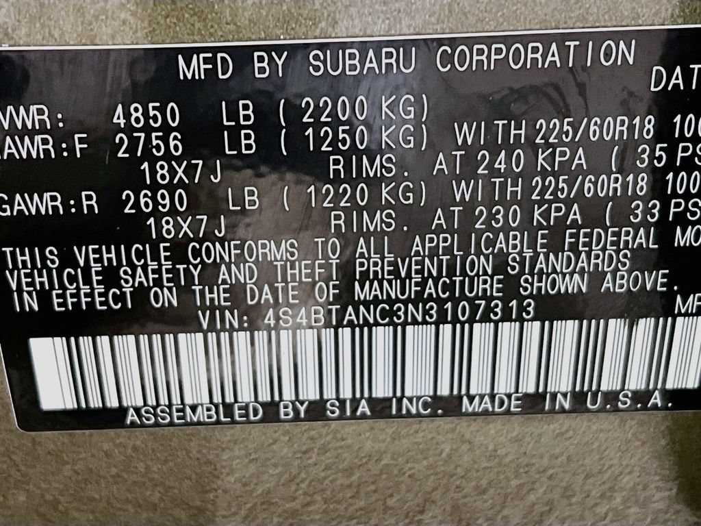 Used 2022 Subaru Outback Limited w/ Popular Package #2 AWD/4WD image 28