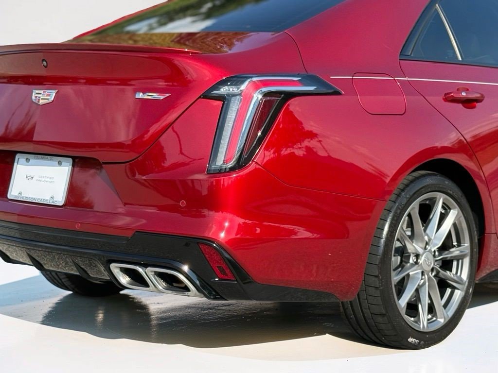 Certified 2024 Cadillac CT4 V w/ Navigation Package RWD image 17