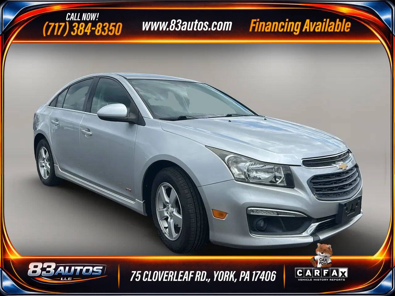 Used 2016 Chevrolet Cruze LT