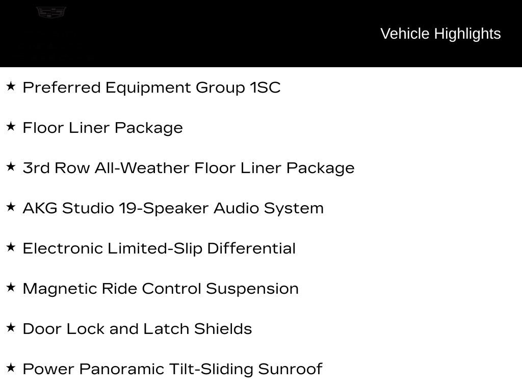 Certified 2025 Cadillac Escalade Sport w/ LPO, Floor Liner Package AWD/4WD image 6
