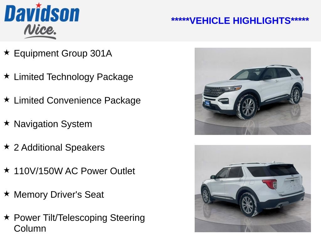 Certified 2023 Ford Explorer Limited w/ Limited Technology Package image 4
