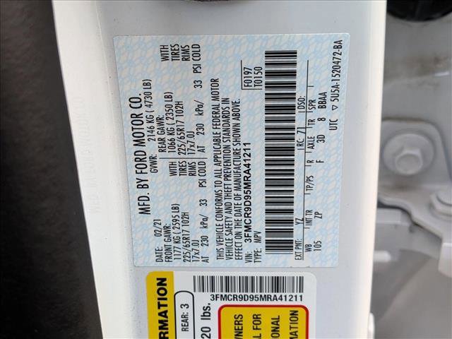 Used 2021 Ford Bronco Sport Badlands w/ Badlands Package image 24