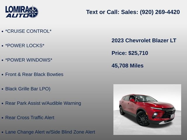 Used 2023 Chevrolet Blazer LT w/ Driver Confidence Package AWD/4WD image 14
