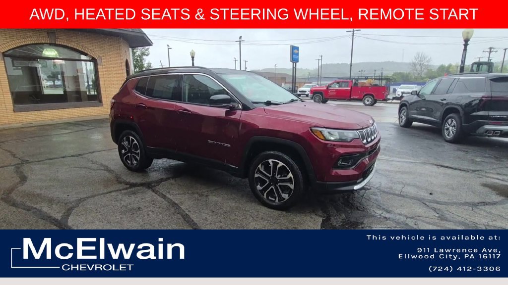 Used 2022 Jeep Compass Limited AWD/4WD image 3
