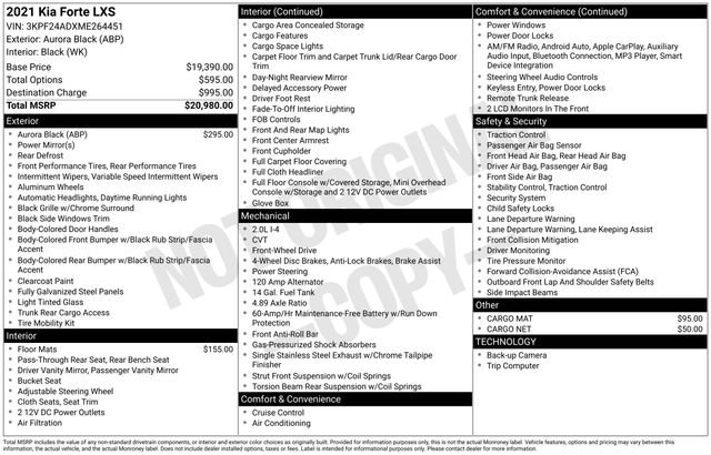 Used 2021 Kia Forte LXS image 37
