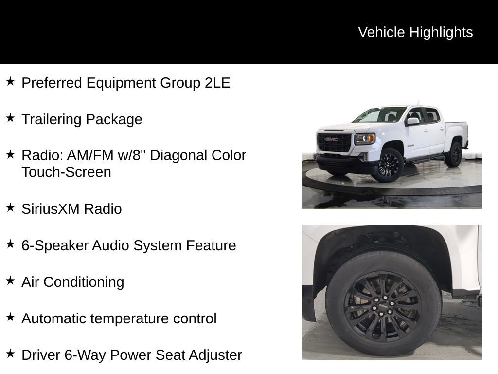 Used 2022 GMC Canyon Elevation w/ Trailering Package RWD image 7