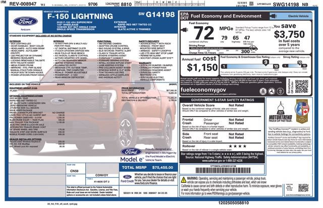 Used 2025 Ford F150 Lightning Flash AWD/4WD image 5