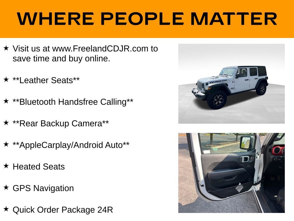 Used 2020 Jeep Wrangler Unlimited Rubicon w/ Dual Top Group image 32