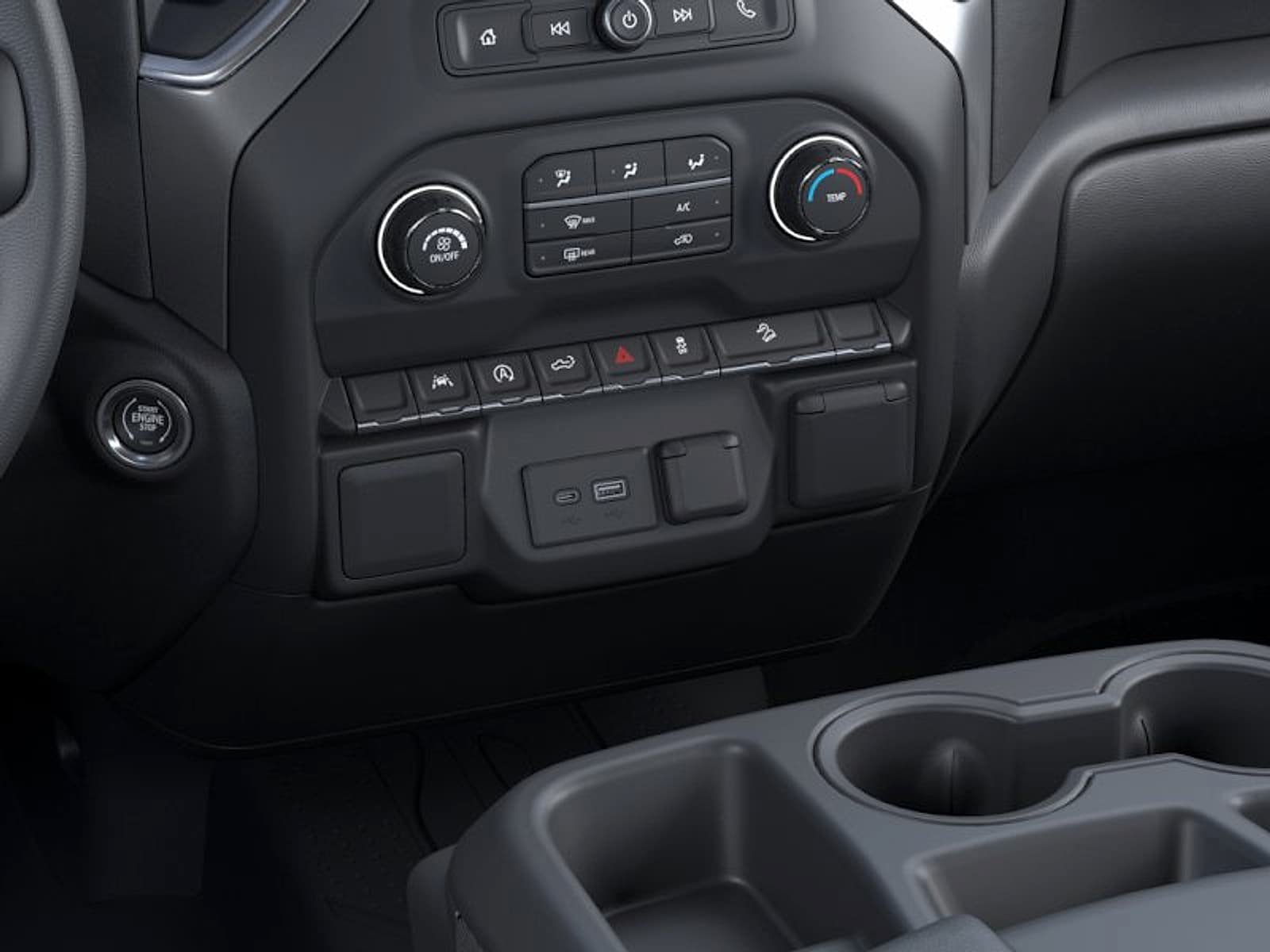 New 2026 Chevrolet Silverado 1500 Custom Trail Boss w/ Dark Appearance Package AWD/4WD image 47