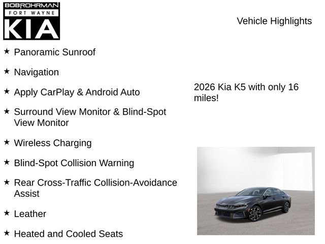 New 2026 Kia K5 EX image 7