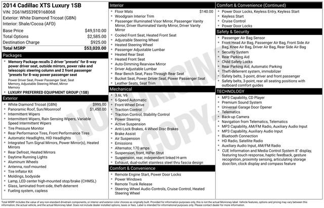 Used 2014 Cadillac XTS Luxury FWD image 20