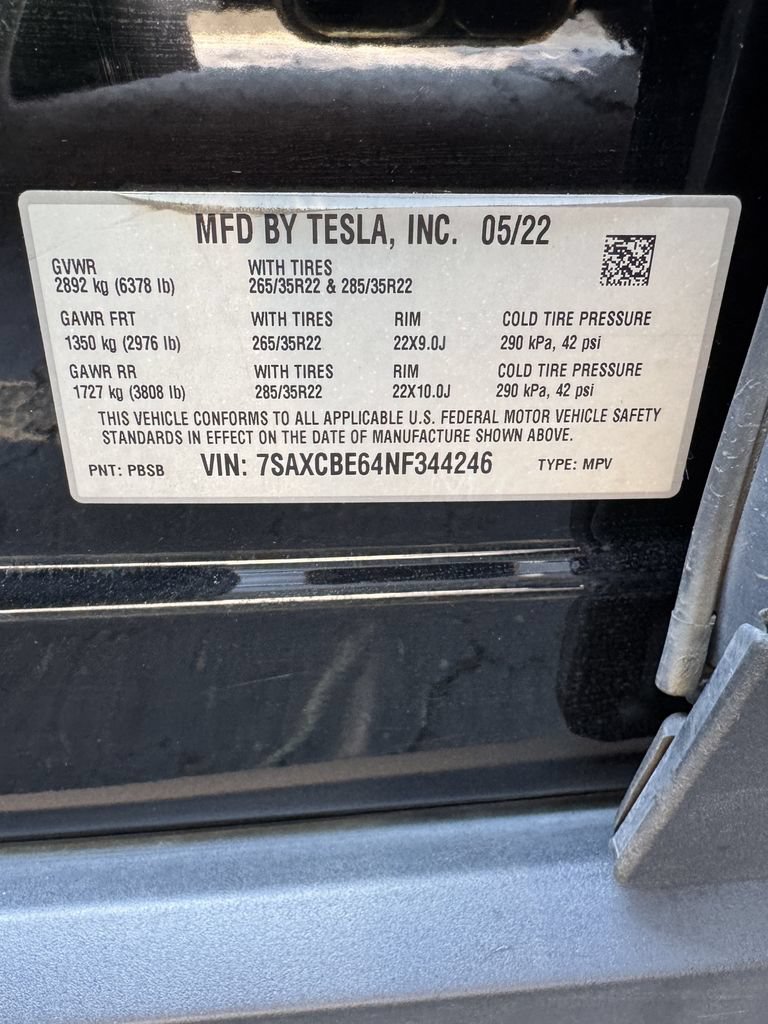Used 2022 Tesla Model X Plaid AWD/4WD image 36