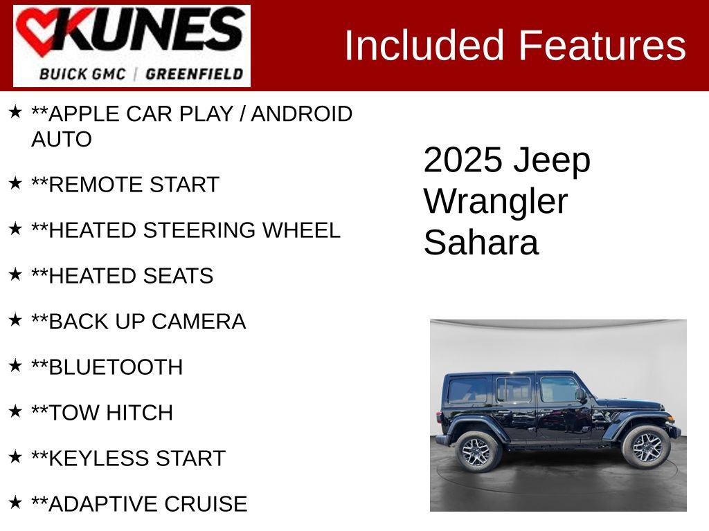 Used 2025 Jeep Wrangler Unlimited Sahara AWD/4WD image 2