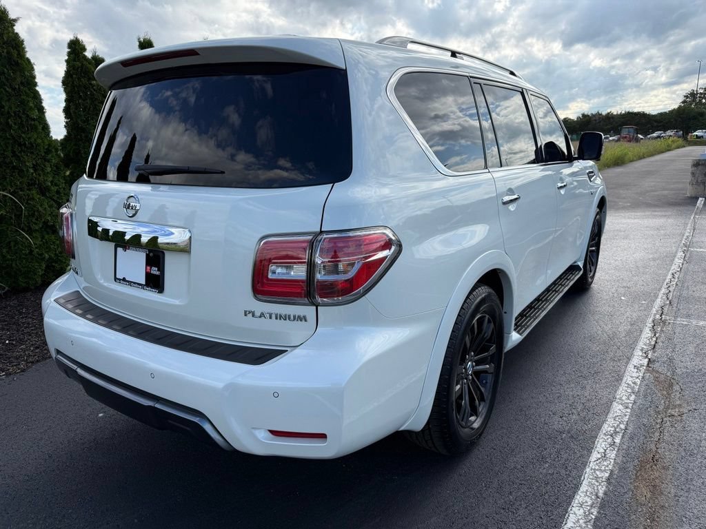 Used 2019 Nissan Armada Platinum w/ Captain's Chairs Package RWD image 2