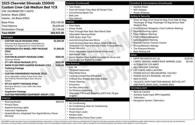 Used 2025 Chevrolet Silverado 2500 Custom w/ Custom Value Package AWD/4WD image 22
