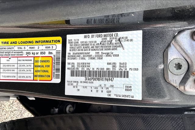 Used 2015 Ford Fusion Titanium FWD image 18