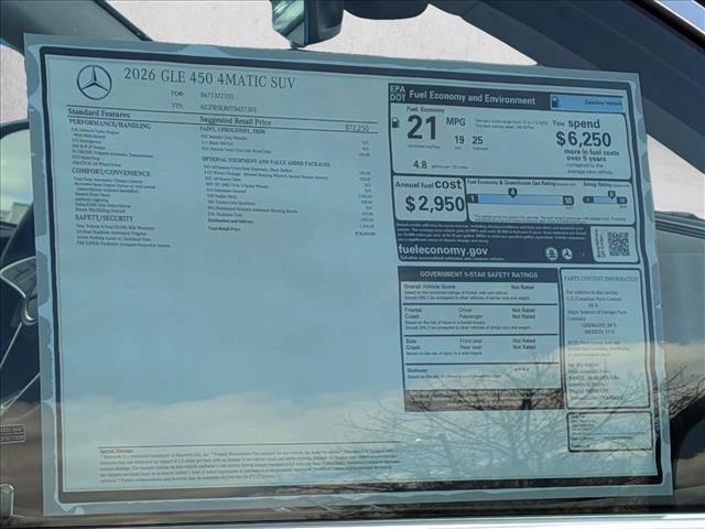 New 2026 Mercedes-Benz GLE 450 4MATIC image 19