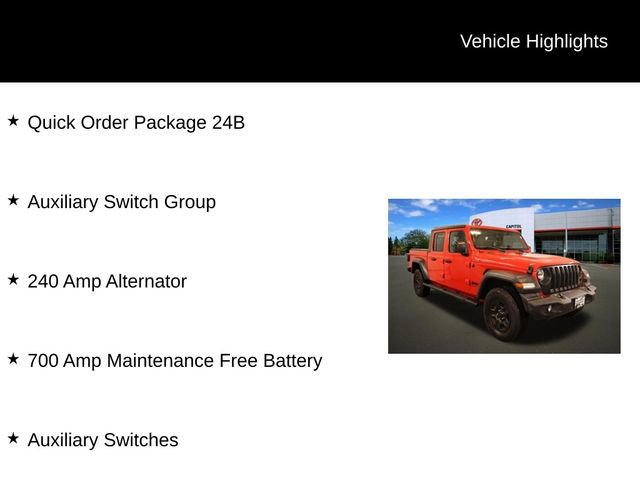 Used 2021 Jeep Gladiator Sport w/ Trailer Tow Package image 2