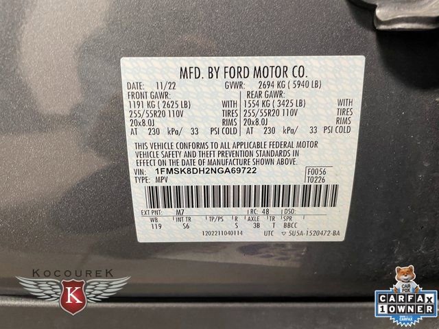 Used 2022 Ford Explorer XLT w/ Equipment Group 202A image 27