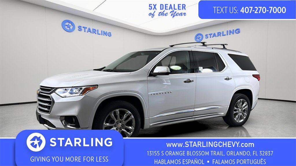 Used 2021 Chevrolet Traverse High Country w/ LPO, 'HIT The Road' Package