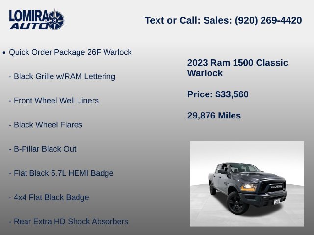 Used 2023 RAM 1500 Warlock AWD/4WD image 14