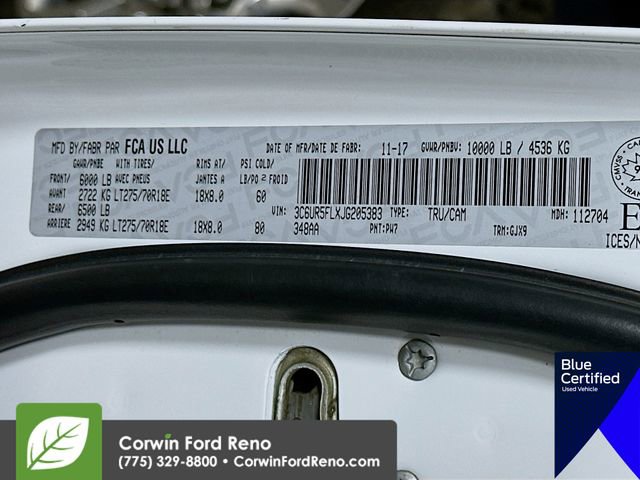 Used 2018 RAM 2500 Laramie w/ Protection Group image 33