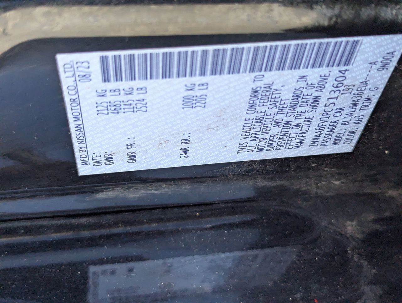 Certified 2023 Nissan Maxima Platinum w/ Sport Mat Group FWD image 32